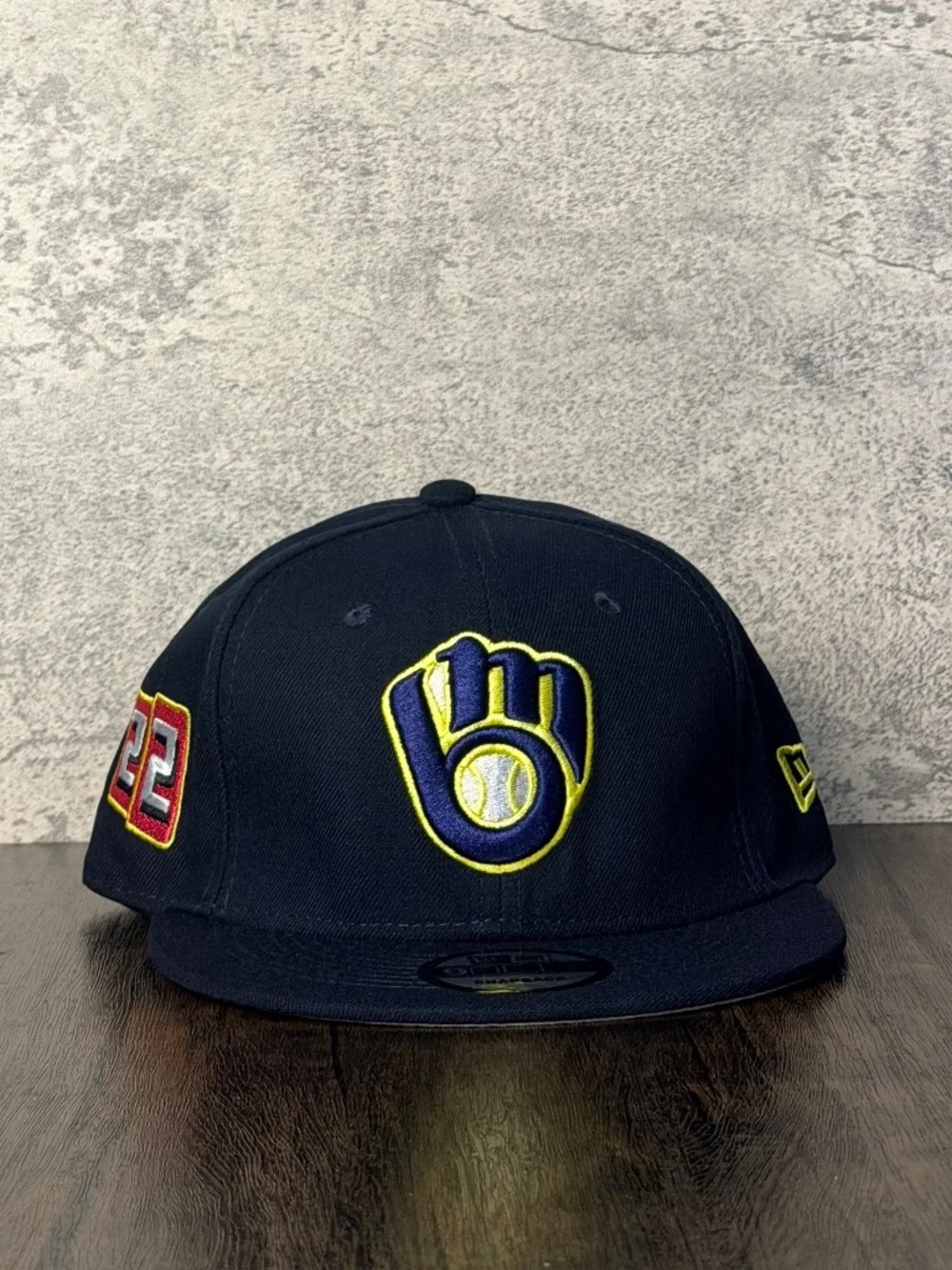 New Era 9FIFTY Milwaukee Brewers Christian Yelich #22 Side Patch MLB Hat NWT